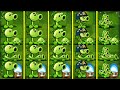 PVZ 2 Discovery - Power Of Peashooters &amp; Support Plants NOOB - PRO - HACKER version