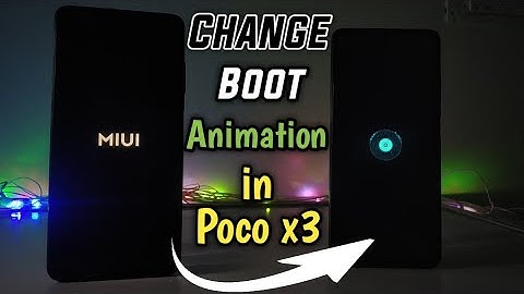 How To Change Boot Animation In Poco x3 | MIUI 13 | Without Root