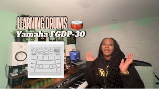 Desarae Dee Learning Drums On The Yamaha Fgdp-30