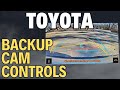 Toyota Backup Camera Line Controls