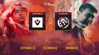 Sentinels vs Leviatán  VCT Americas Stage 1  W2D1  Map 2