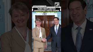 US State Sec Rubio meets UK minister Yvette Cooper amid US-UK tensions during King Charles visit
