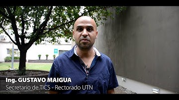 Ing  Gustavo Maigua - Charla Ingresantes 2020- UTN FRT