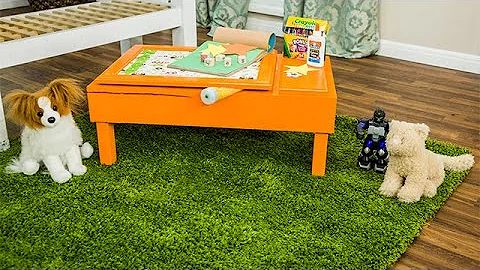 How To - Ken Wingard's DIY Toddler Art Desk - Hall...