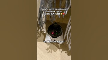 It feels like he’s still here 🤣❤️‍🩹#couples #longdistancerelationship #minirobot