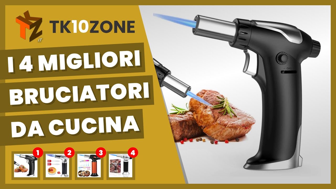 I 4 migliori bruciatori da cucina, professionali, fiamma ossidrica 