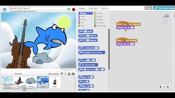 SCRATCH Showcase: Oliver, 8 Big and Small using When Key Pressed Block