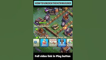 How to unlock the 6th builder tamil #gamingrascal #clashofclans #shorts