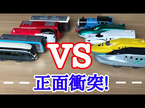 Extreme battle with Plarail! Easy and super exciting! - YouTube