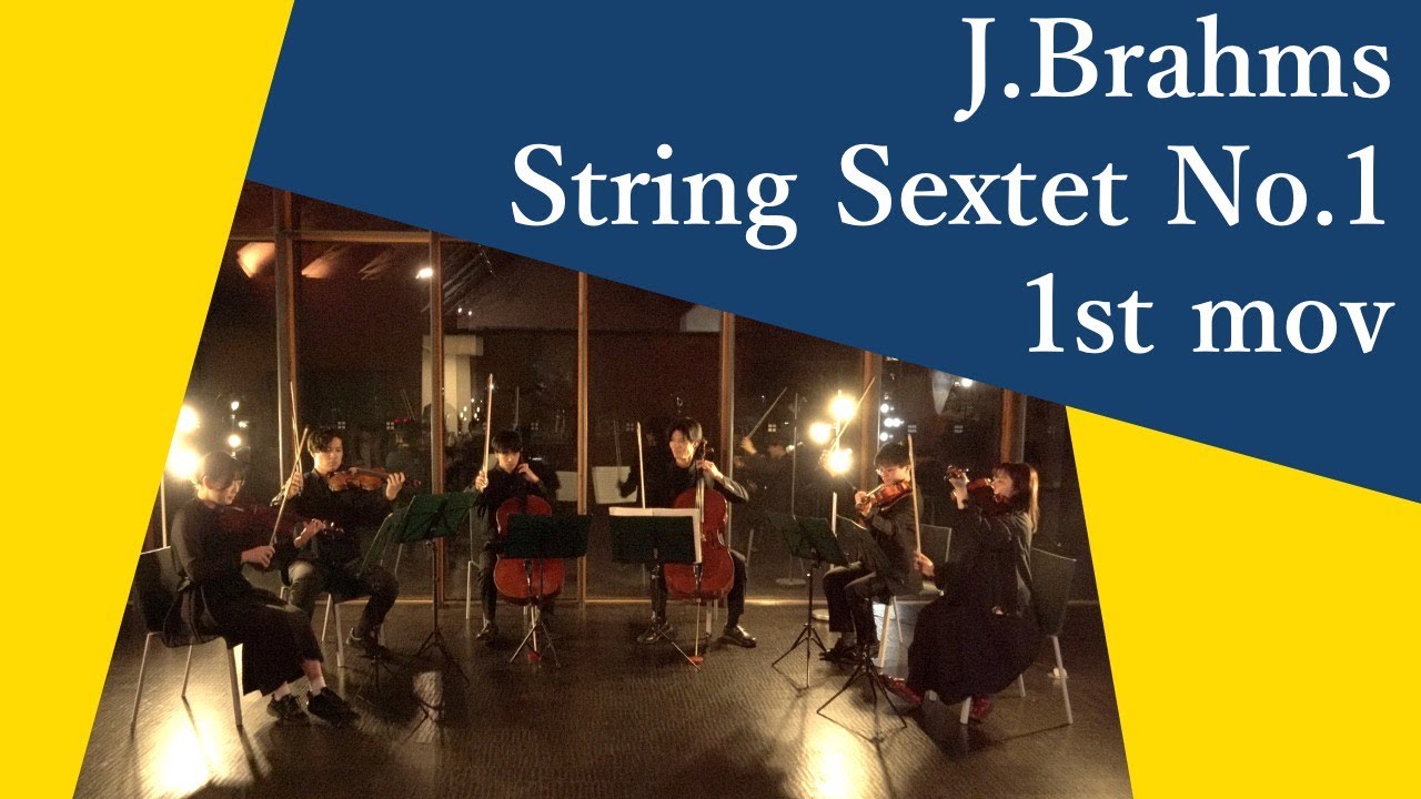 J.ブラームス / 弦楽六重奏曲第1番 Op.18 第1楽章 | J.Brahms / String