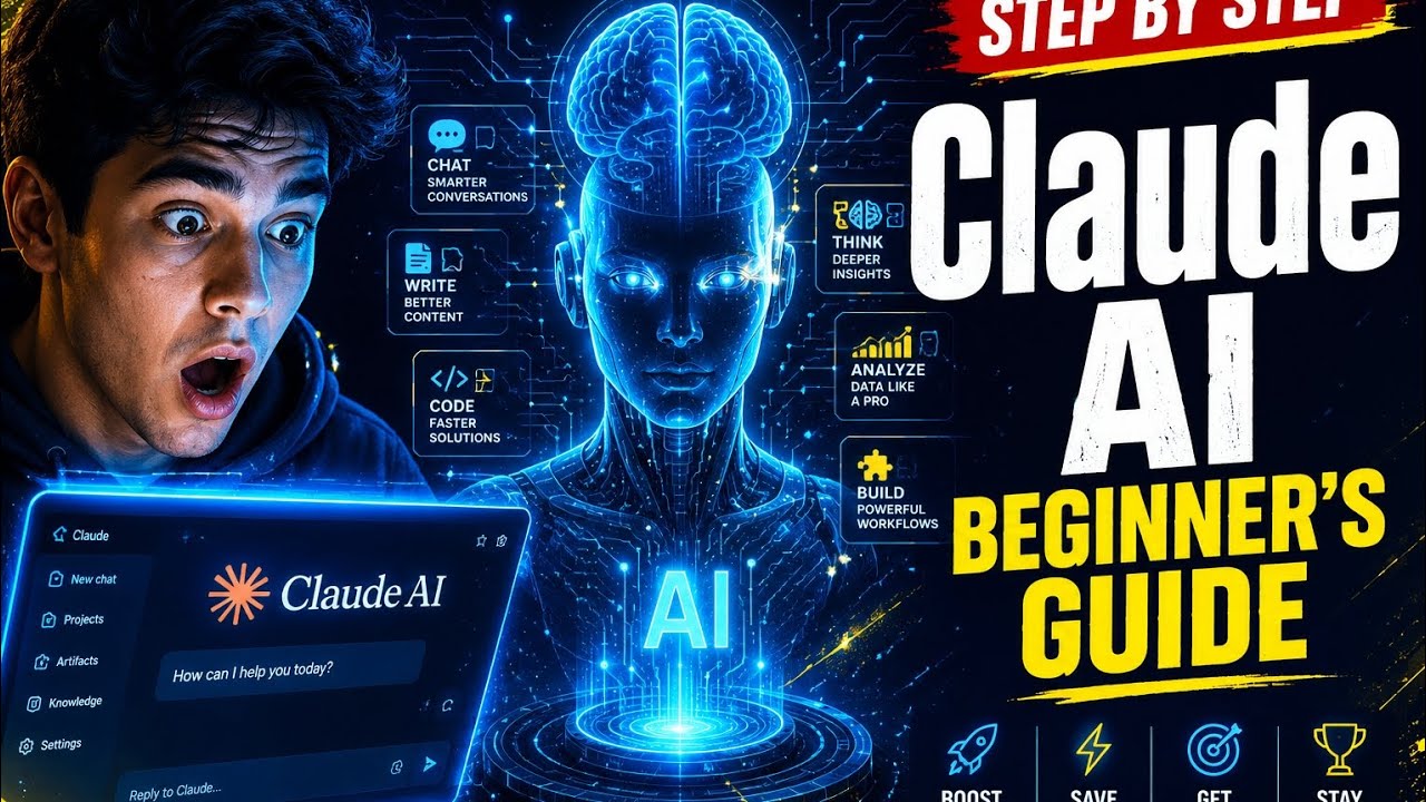 Claude AI for Beginners — Complete Step-by-Step Guide - YouTube