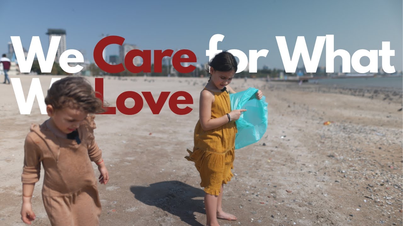 Cleaning Chowpatty Beach with my 3 and 6 year old (Mumbai, India part 2)