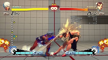 Elena max damage Hazanshu punish