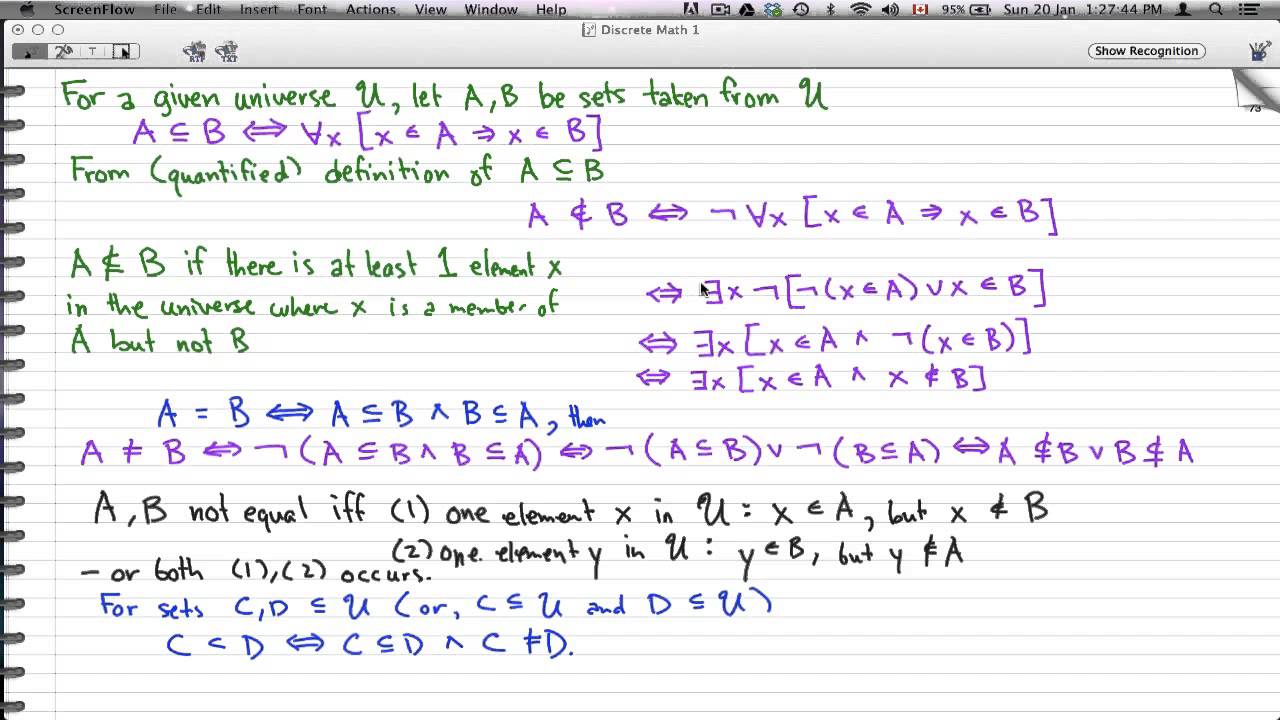 discrete math assignment