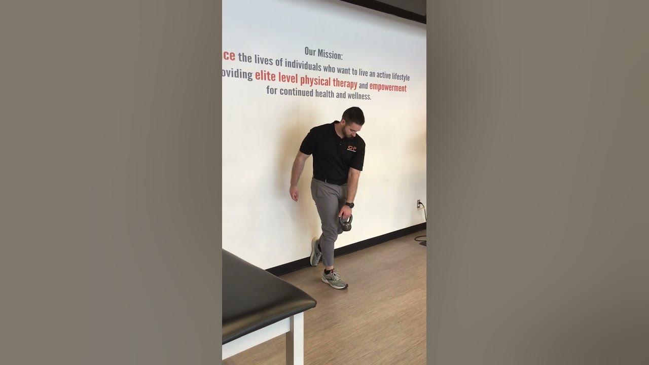 Kickstand RDL with foot on wall YouTube