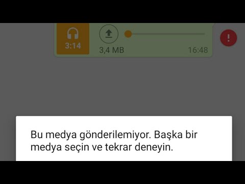 Whatsapp müzik gönderemiyorum