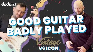 Why This Awesome Guitar Deserves Better Playing! Vintage V6 Icon Review