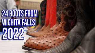 24 Custom Cowboy Boots from the 2022 Wichita Falls Competition