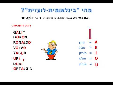 וִידֵאוֹ: איך ליהנות מלימוד אנגלית: קריאה ומילים