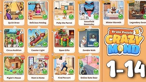 Brain Puzzle 3: Crazy Mind Full Gameplay | Complete Walkthrough (Levels 1–14)