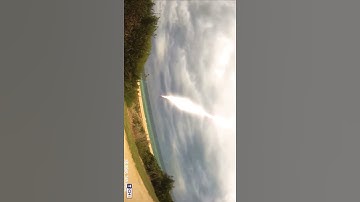 شاهد لحظة سقوط الصاروخ الصيني من زاوية اخرى 😨 الفيديو الاصلي