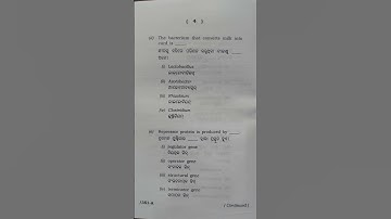 BOTANY (BIOLOGY) 2023 CHSE BOARD EXAM QUESTION  PAPER 👍🔥