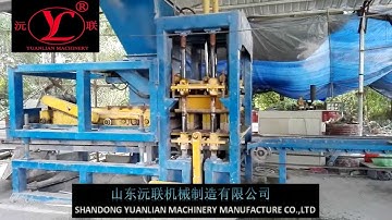 Hot sell QT 6-15 automatic stationary concrete cement hollow block making machinery price