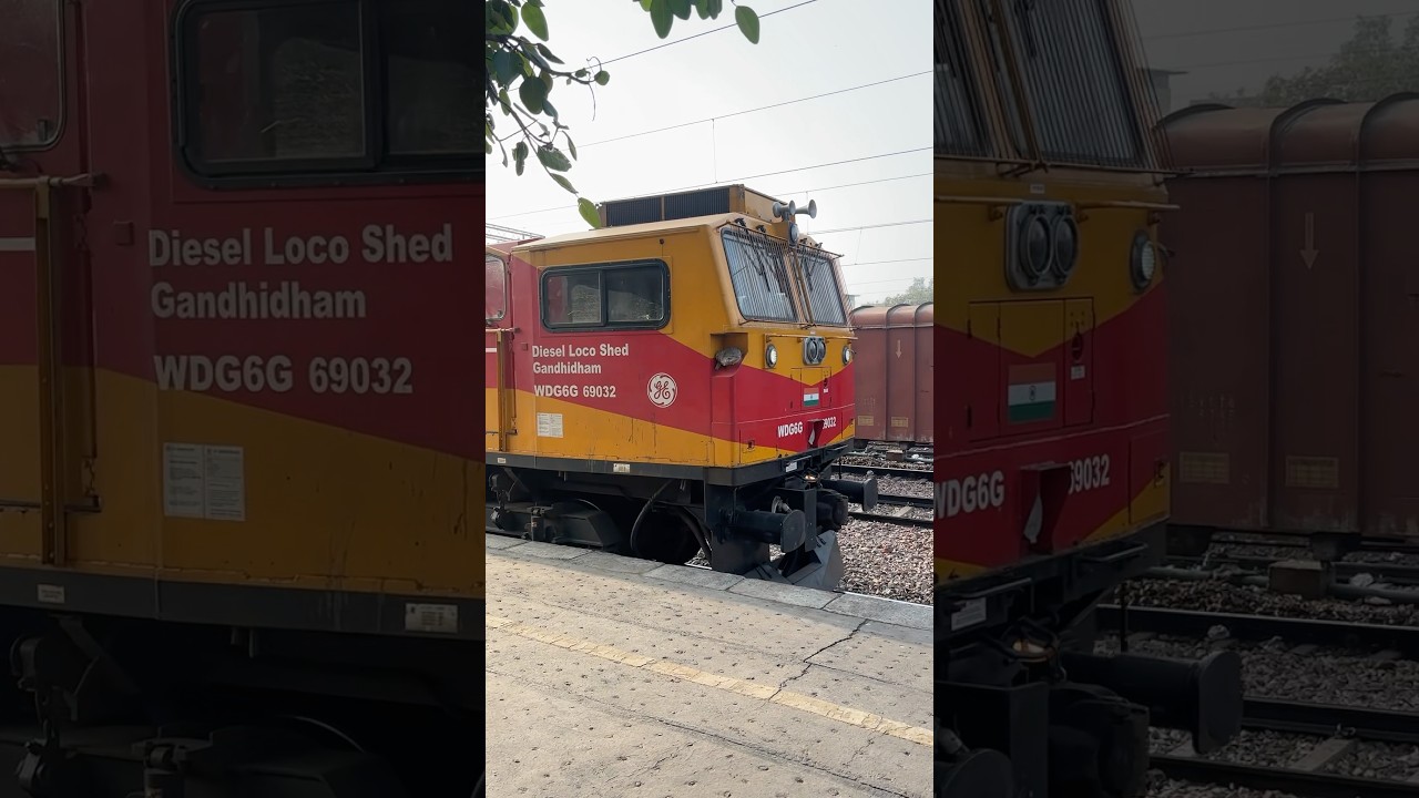 Powerful Interior Engine Sounds WDG6G Gandhidham Generator Diesel Engine 