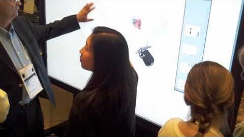 82" Multi-Touch Display at Siemens PLM Connection 2012 - LasVegas