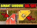 Aimant de soudage ON OFF avec interrupteur GYS / TOPARC WM1-4590S welding magnet Schweißmagnet