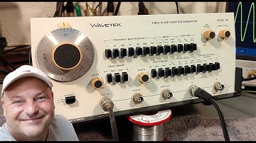 Wavetek 187 pulse function generator 1984 test teardown