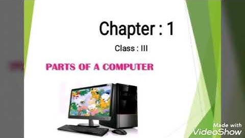 Subject: Computer , Class: 3, Chapter No: 1