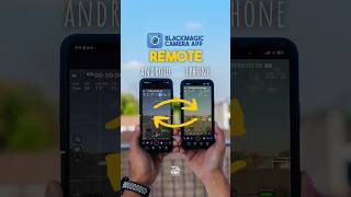 Android to iPhone Blackmagic Camera Remote Control