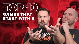 Top 10 Games that Start with E - BGG Top 10 w/ The Brothers Murph