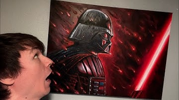 I painted Darth Vader! Full painting process!