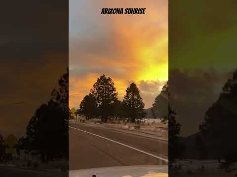 A Sunrise over Sunrise Arizona.            #snow #winter #sunrise