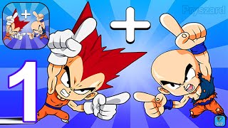 Merge Heroes - Warrior Battle - Gameplay Walkthrough Part 1 Levels 1-14 (iOS, Android) screenshot 2