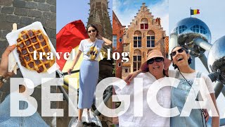 Mi mamá Mexicana descubre Europa 😍✈️  Nuestras viaje de 3 días en Brujas &amp; Bruselas (Bélgica) 🇧🇪