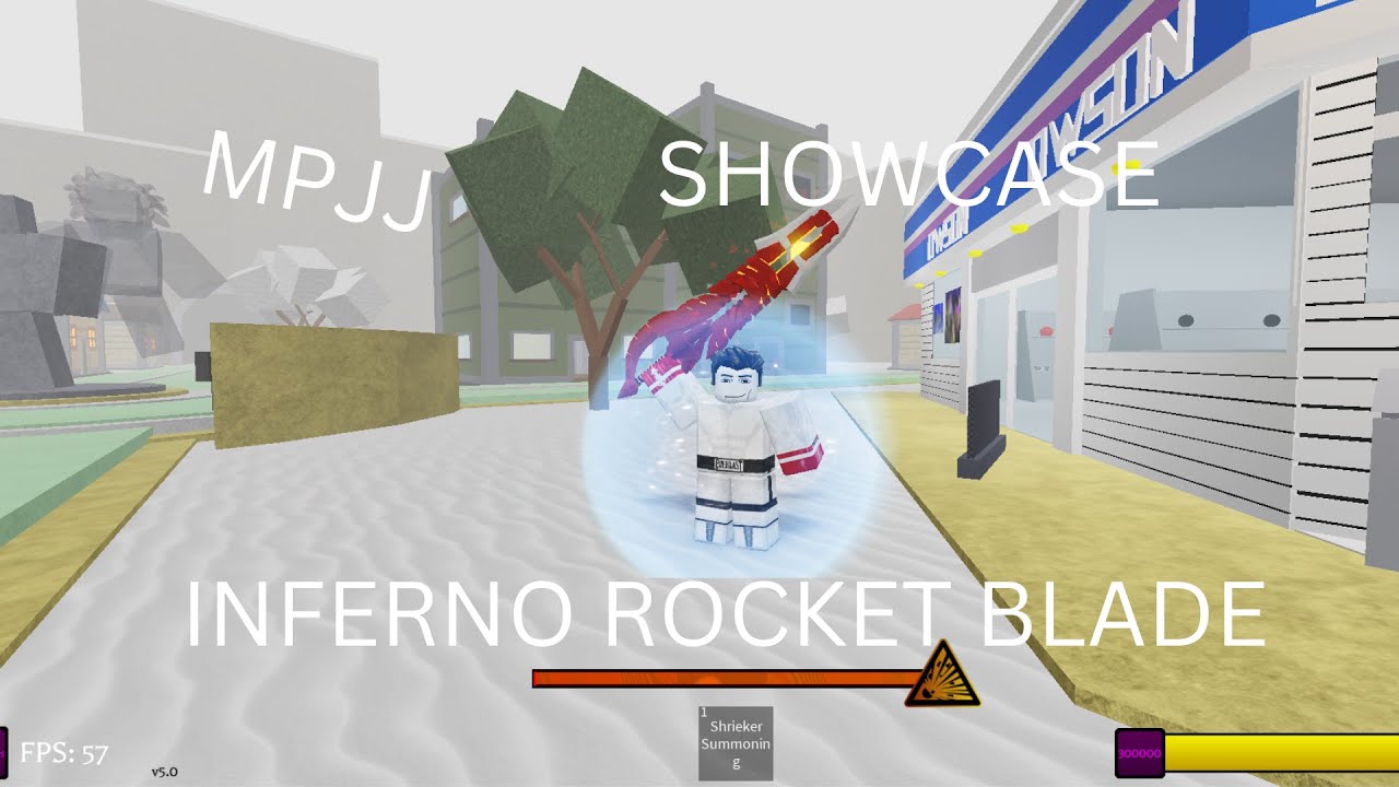[Modded] Project JoJo Inferno Rocket Blade Showcase - YouTube