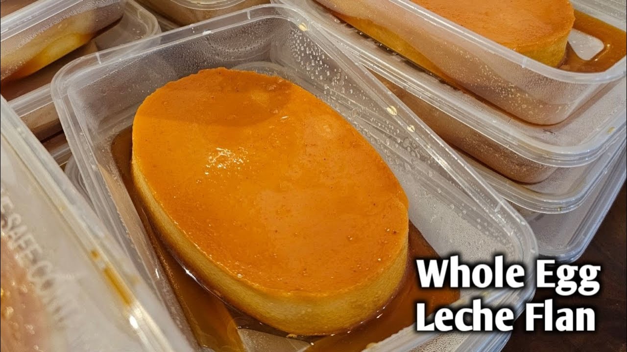 Whole Egg Leche flan na ma Creamy at smooth