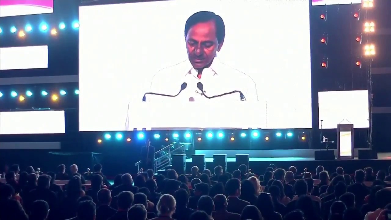 Speech By CM KCR Says Signature Dish Hyderabadi Biryani At Global Entrepreneurship Summit (GES) 2017