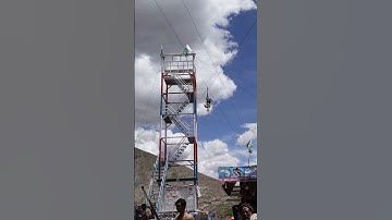 First Time on a Zipline 😬 #Zipline #FirstTime