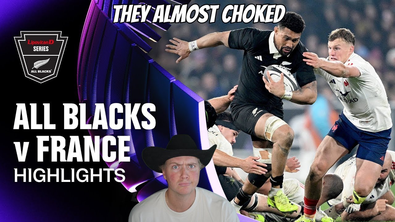 Reaction to HIGHLIGHTS | NEW ZEALAND v FRANCE | July Internationals ...