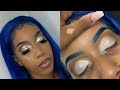 Royal Blue NYE look | Client Makeup Tutorial