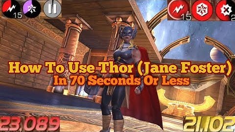 How To Use Buffed Thor (Jane Foster) MCoC | SP3 Damage Rotation Guide 