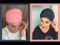 Намотка для длинного палантина - как сделать многослойный тюрбан. Head wrap turban tutorial