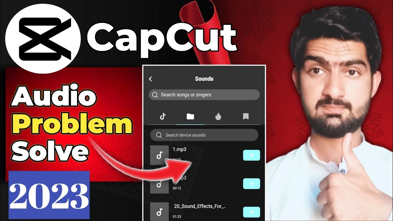 Capcut Audio not showing problem solved 2023 Capcut Audio not