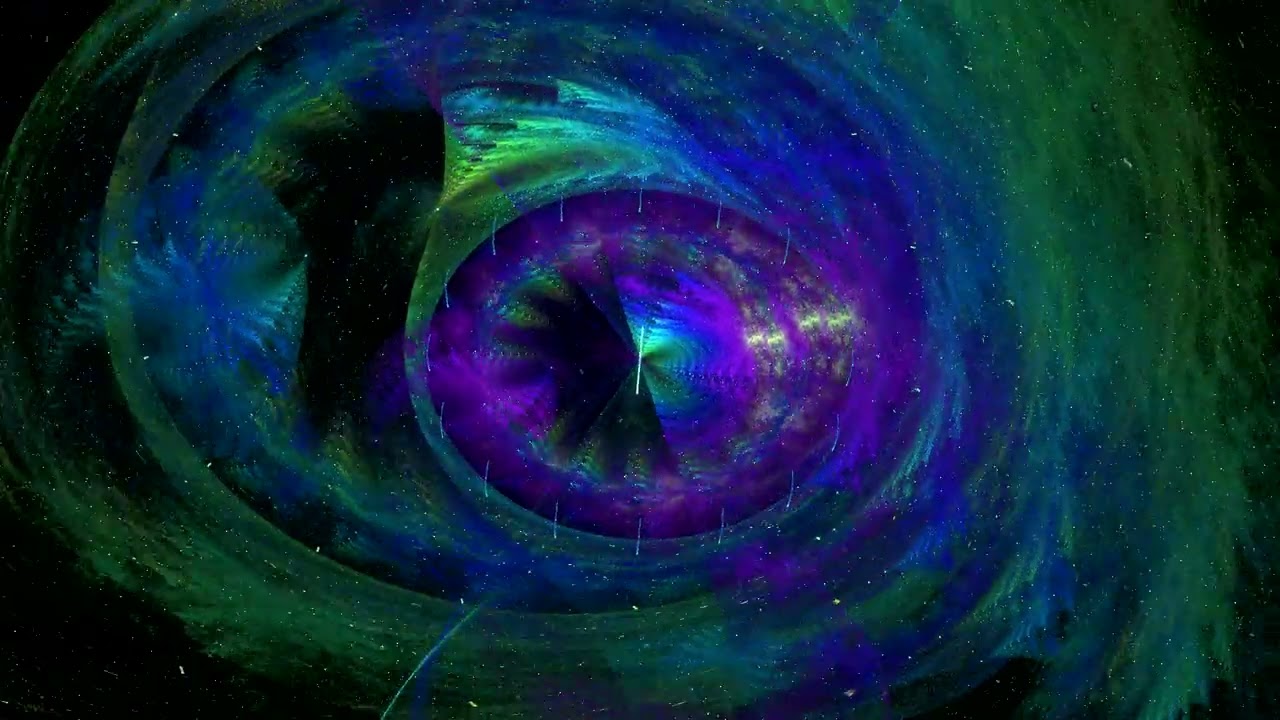 Quantum Lens Hole Julia (with Music)