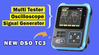 All component Tester with mini Oscilloscope, FNIRSI DSO TC3, LCR meter