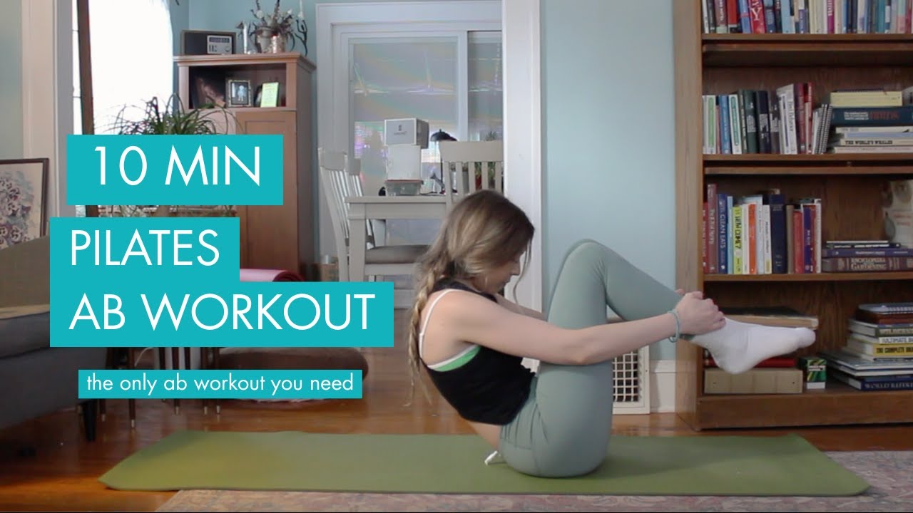 10 MIN ABS - PILATES CORE - only ab workout you will ever need - YouTube